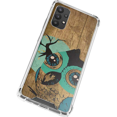 Autumn Owl Galaxy A32 5G Clear Case