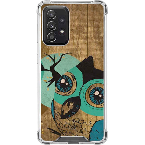 Autumn Owl Galaxy A52 5G Clear Case