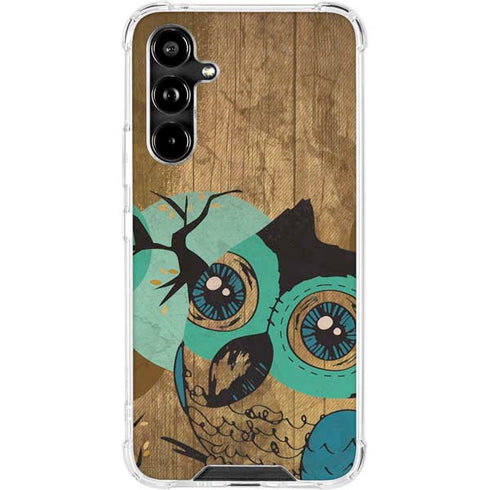 Autumn Owl Galaxy A54 5G Clear Case