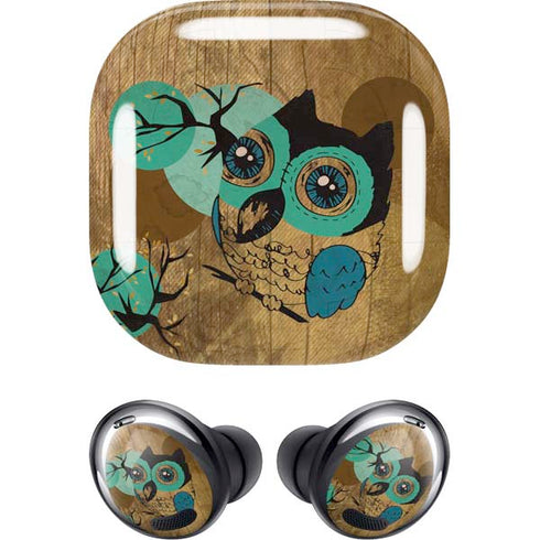 Autumn Owl Galaxy Buds Pro Skin