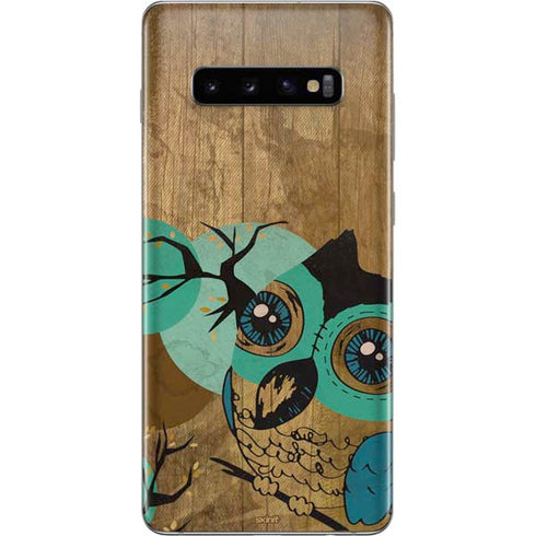Autumn Owl Galaxy S10 Plus Skin