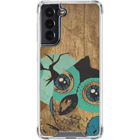 Autumn Owl Galaxy S21 5G Clear Case