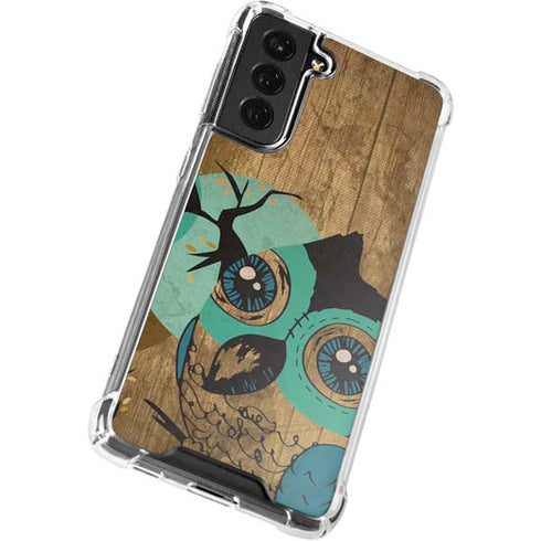 Autumn Owl Galaxy S21 FE Clear Case