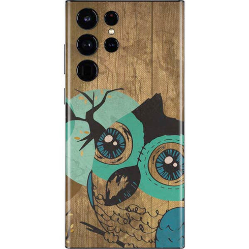 Autumn Owl Galaxy S22 Ultra Skin