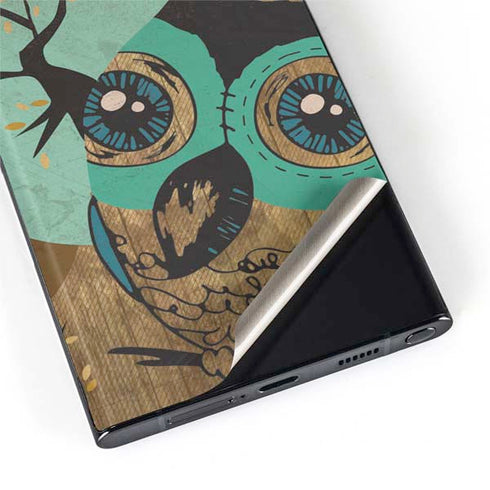 Autumn Owl Galaxy S22 Ultra Skin