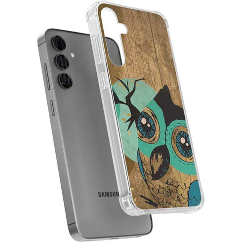 Autumn Owl Galaxy S24 Plus Clear Case