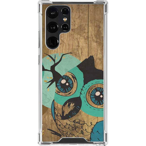 Autumn Owl Galaxy S24 Ultra Clear Case