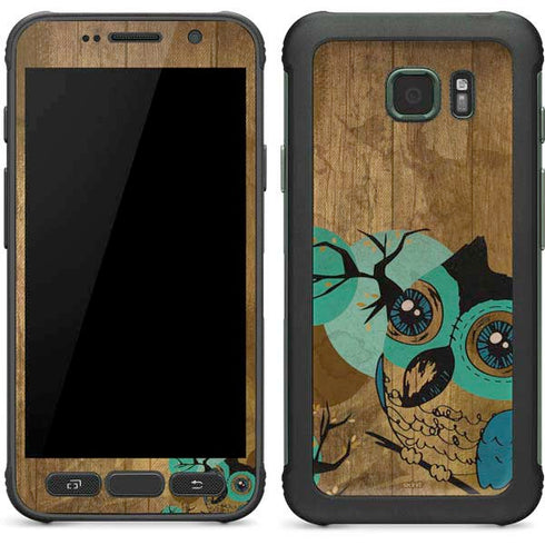 Autumn Owl Galaxy S7 Active Skin
