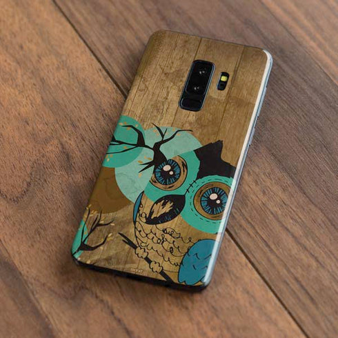 Autumn Owl Galaxy S9 Plus Skin