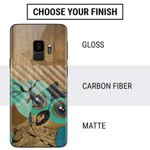 Autumn Owl Galaxy S9 Skin