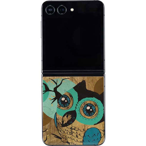 Autumn Owl Galaxy Z Flip5 5G Skin