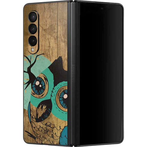 Autumn Owl Galaxy Z Fold3 5G Skin