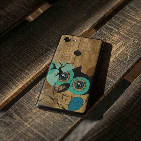 Autumn Owl Google Pixel 3 Skin