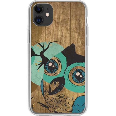 Autumn Owl iPhone 11 Clear Case