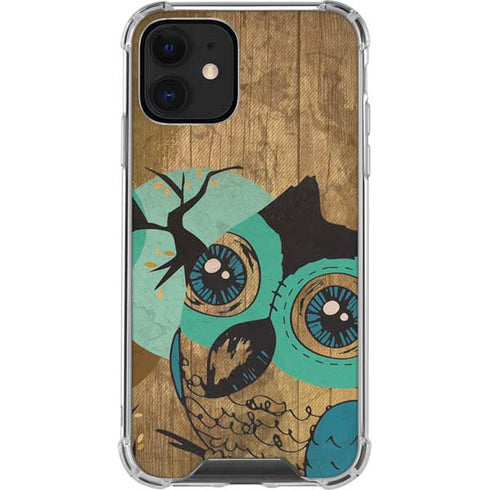 Autumn Owl iPhone 12 Clear Case
