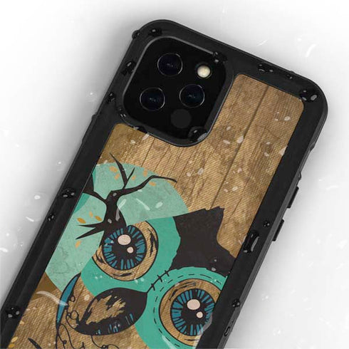 Autumn Owl iPhone 12 Pro Waterproof Case