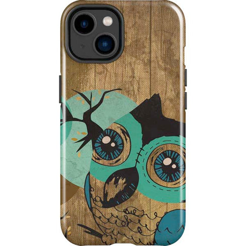 Autumn Owl iPhone 15 Plus Impact Case