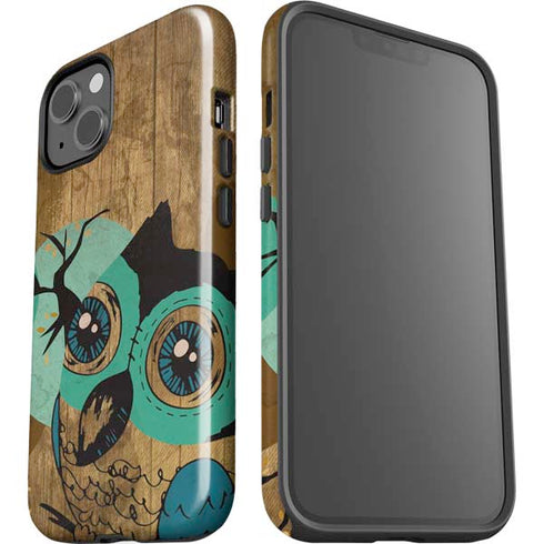 Autumn Owl iPhone 15 Plus Impact Case