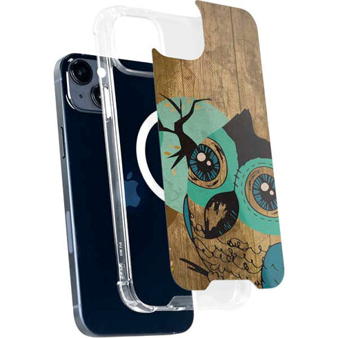 Autumn Owl iPhone 15 Plus MagSafe Case