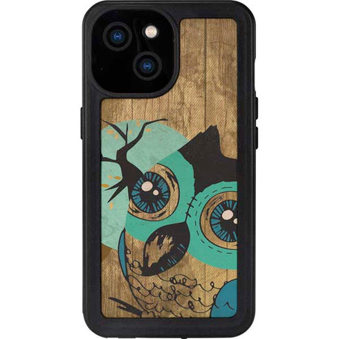 Autumn Owl iPhone 15 Waterproof Case