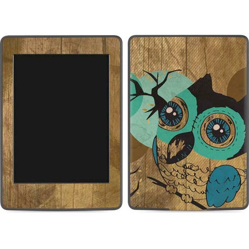 Autumn Owl Amazon Kindle Skin