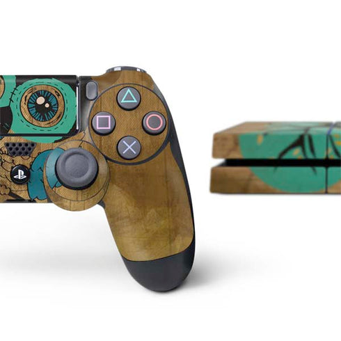 Autumn Owl PS4 Console and Controller Bundle Skin