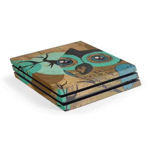 Autumn Owl PS4 Pro Console Skin