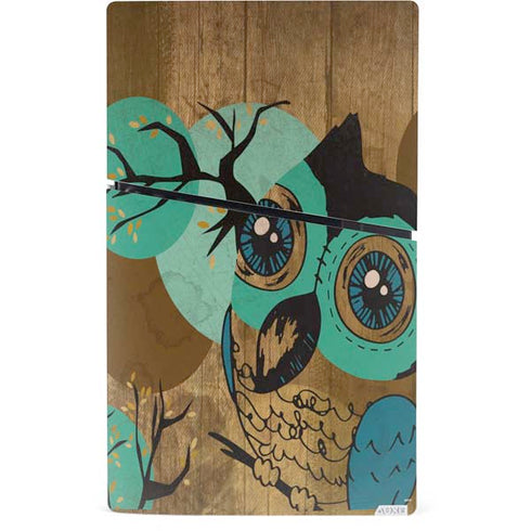 Autumn Owl PS5 Slim Digital Edition Console Skin