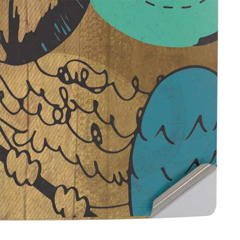 Autumn Owl PS5 Slim Digital Edition Console Skin