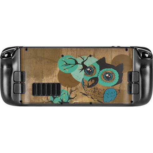 Autumn Owl Steam Deck Handheld Gaming Computer Skin