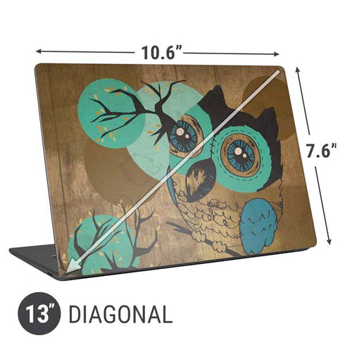 Autumn Owl Universal Laptop 13in (10.6 x 7.6in) Skin