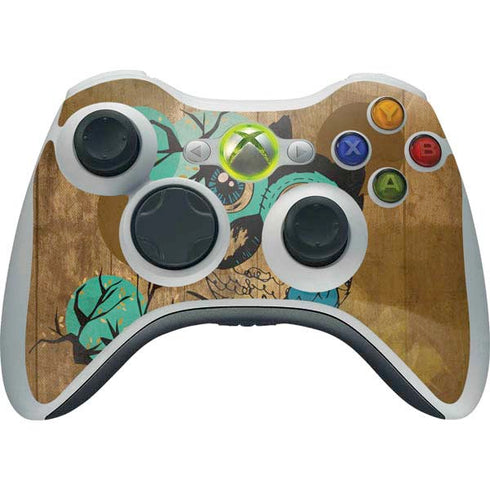 Autumn Owl Xbox 360 Wireless Controller Skin
