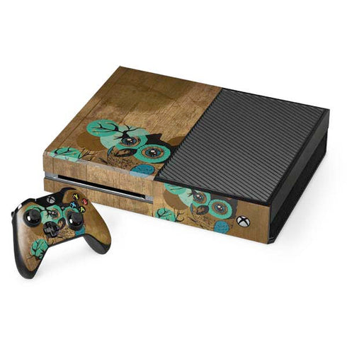 Autumn Owl Xbox One Console and Controller Bundle Skin