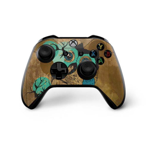 Autumn Owl Xbox One X Controller Skin