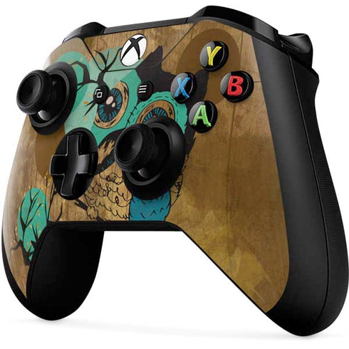 Autumn Owl Xbox One X Controller Skin