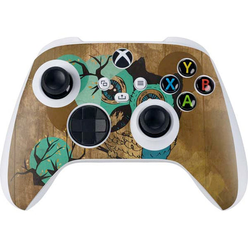 Autumn Owl Xbox Series S Controller Skin