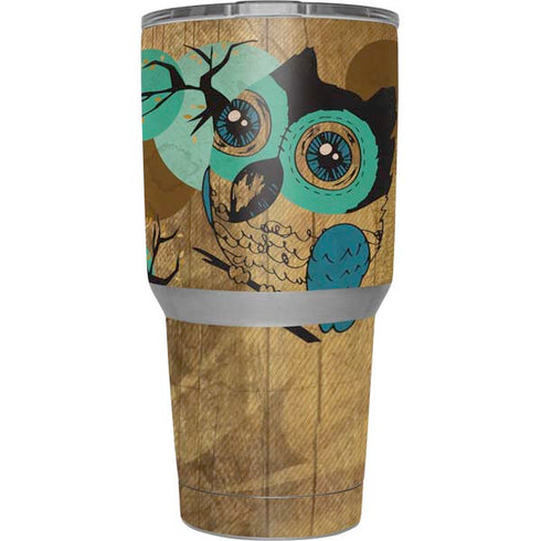 Autumn Owl Yeti 30oz Rambler Tumbler Skin