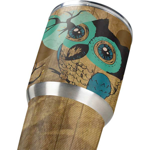 Autumn Owl Yeti 30oz Rambler Tumbler Skin
