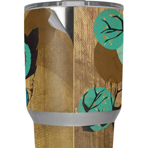 Autumn Owl Yeti 30oz Rambler Tumbler Skin