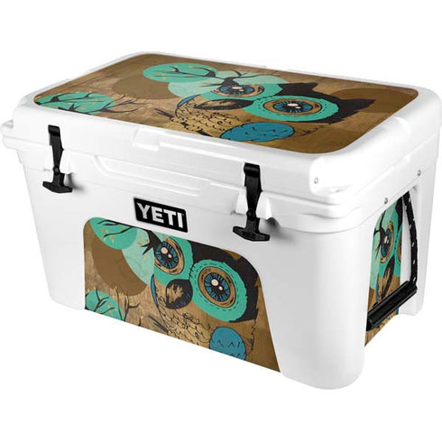 Autumn Owl YETI Tundra 45 Hard Cooler Skin