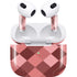 Autumn Red Geometric Apple AirPods (3rd Gen 2021) Skin
