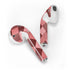 Autumn Red Geometric Apple AirPods Skin
