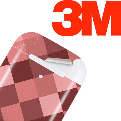 Autumn Red Geometric Apple AirPods Skin