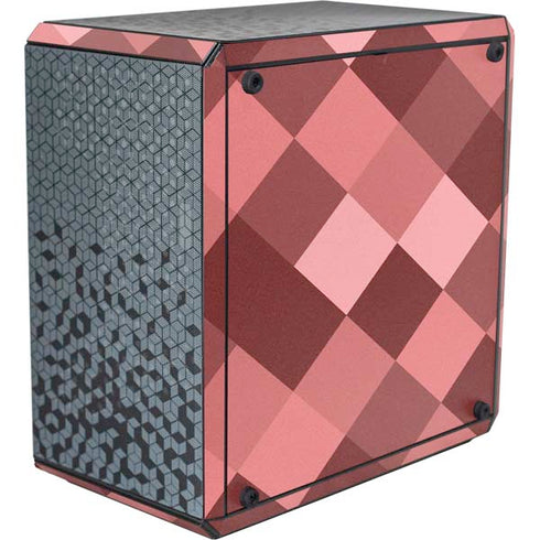Autumn Red Geometric Cooler Master MasterBox Q300L Mini Tower Skin