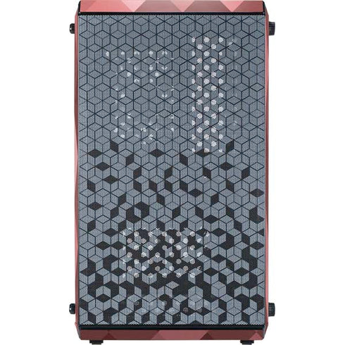 Autumn Red Geometric Cooler Master MasterBox Q300L Mini Tower Skin