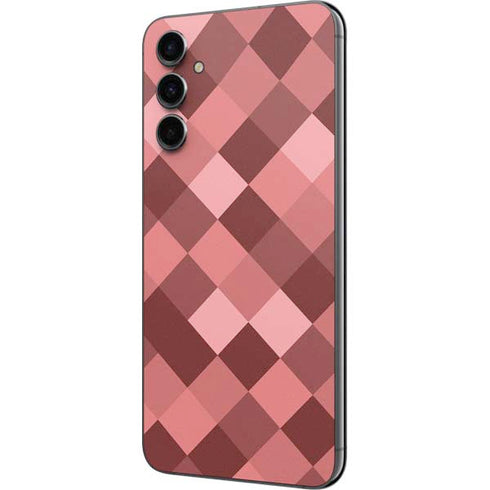Autumn Red Geometric Galaxy A14 5G Skin