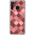 Autumn Red Geometric Galaxy A21 Clear Case