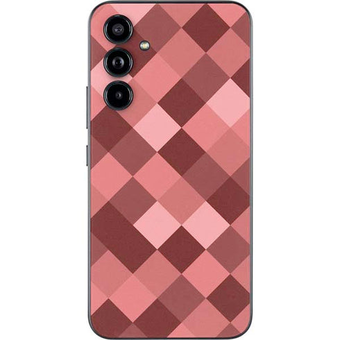 Autumn Red Geometric Galaxy A54 5G Skin