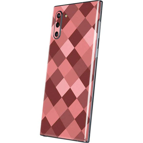 Autumn Red Geometric Galaxy Note 10 Skin