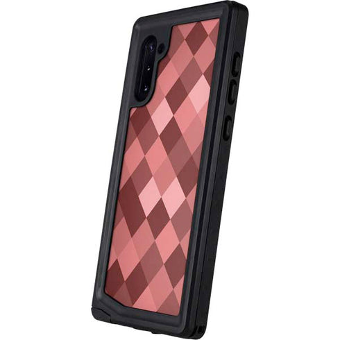 Autumn Red Geometric Galaxy Note 10 Waterproof Case
